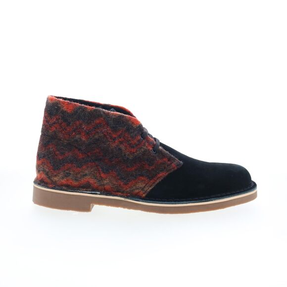 NWT Clarks Men\'s Bushacre 3 Chukka Boot, Black Wool, 7 main image 4